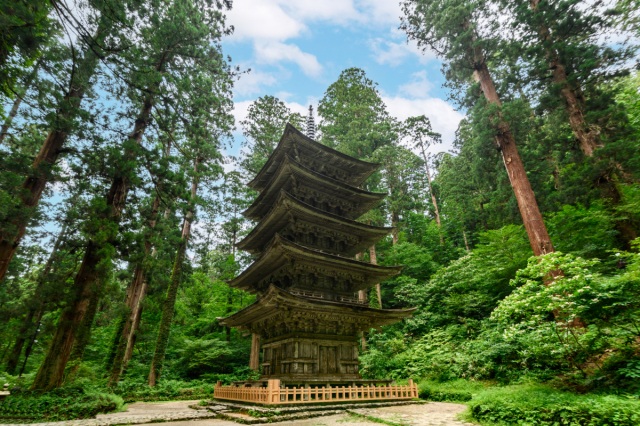 国宝「羽黒山 五重塔」